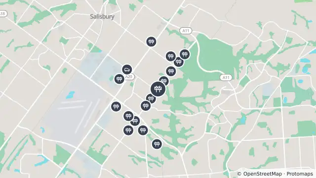 Map of Mowing — Bridge Road, Salisbury East and nearby items