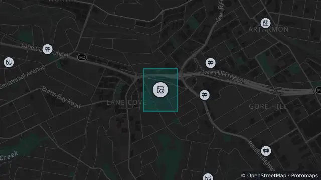 Map of Planned Power Outage — Lane Cove and nearby items