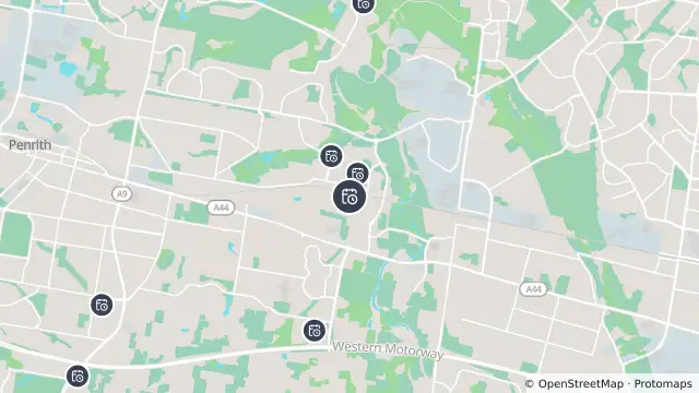 Map of Planned Power Outage — Werrington and nearby items