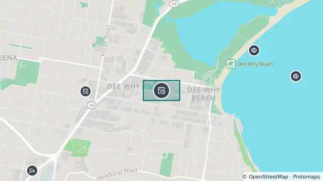 Map of Planned Power Outage — Dee Why and nearby items