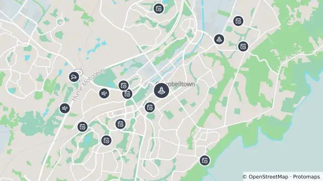 Map of Street Festival — Queen Street, Campbelltown and nearby items