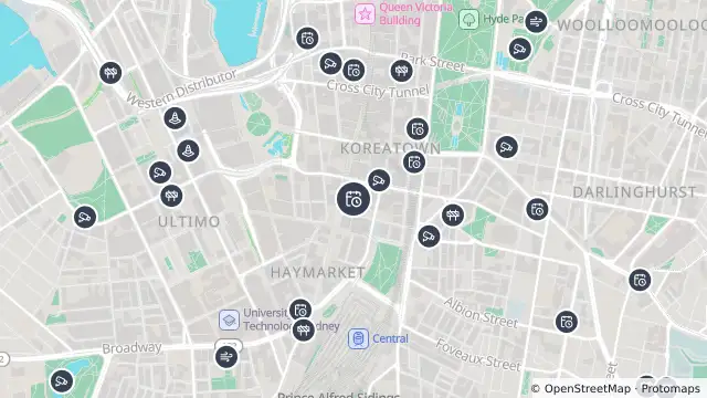 Map of Planned Power Outage — Sydney and nearby items