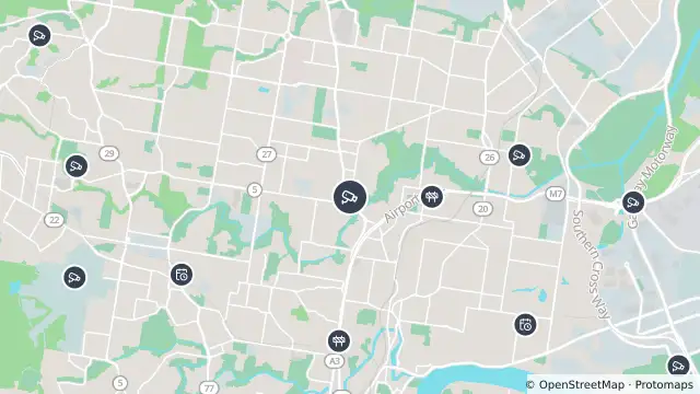 Map of Kedron - Gympie Road & Leckie Road - South and nearby items