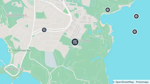 Map of Planned Power Outage — Little Bay and nearby items