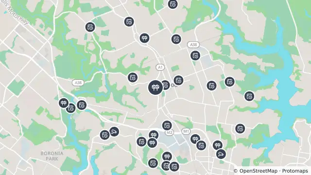 Map of Scheduled Roadwork — Pacific Highway, Chatswood and nearby items