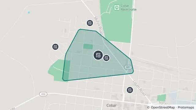 Map of Planned Power Outage — Incd-137742-R and nearby items