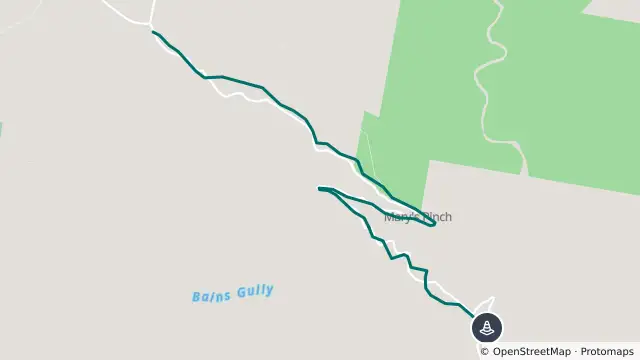 Map of Changed Traffic Conditions — Majors Creek Mountain Road, Araluen and nearby items