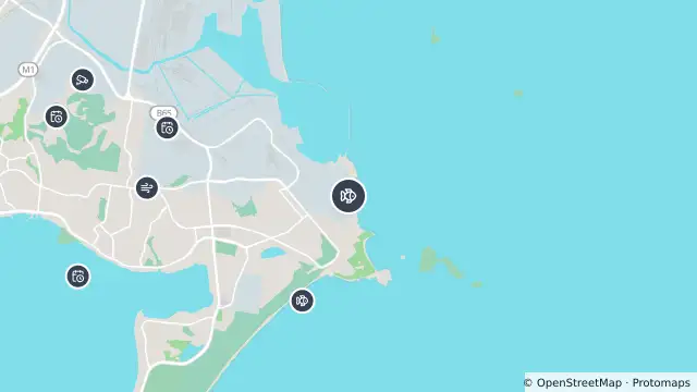 Map of Drone Surveillance Location — North Wollongong 1 Beach and nearby items