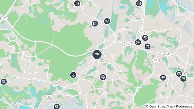 Map of Scheduled Roadwork Resurfacing — Lake Road, Wallsend and nearby items