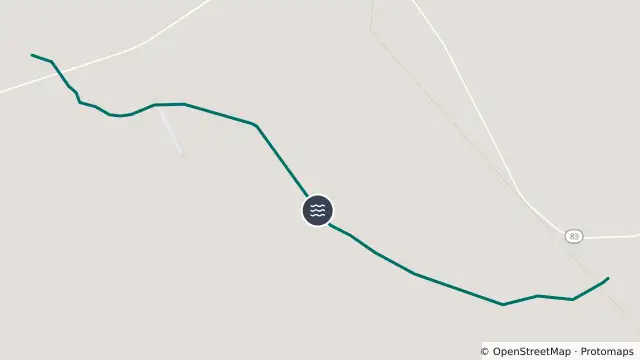 Map of Flooding — Local Road / Urandangi Road / Urandangi South Road — Dajarra / Waverley and nearby items