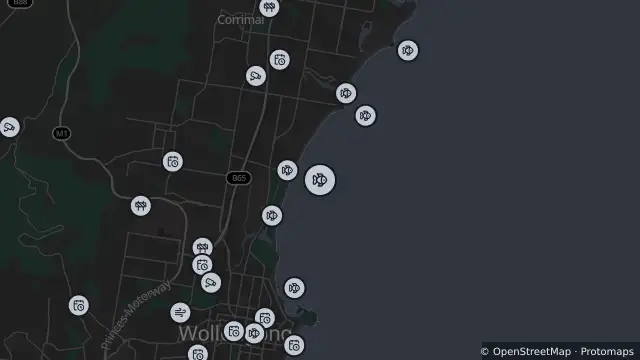 Map of Smart Drumline Location — Puckeys and nearby items