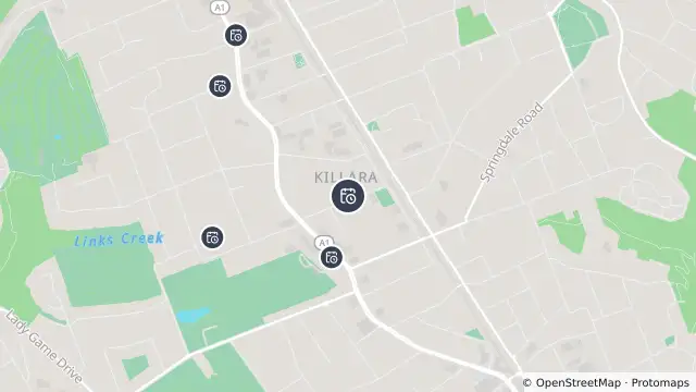 Map of Planned Power Outage — Killara and nearby items
