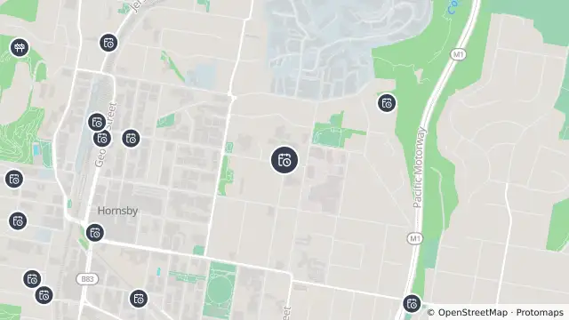 Map of Planned Power Outage — Hornsby and nearby items