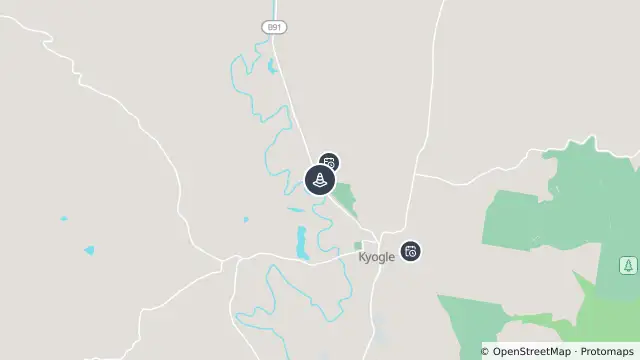 Map of Changed Traffic Conditions Load Limit — Collins Creek Road, New Park and nearby items