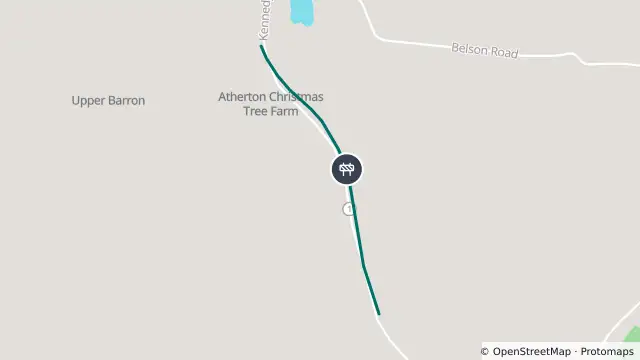 Map of Roadworks — Kennedy Highway — Upper Barron and nearby items