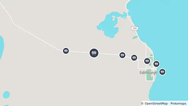 Map of Spray Sealing/ Asphalt Works — St Vincent Highway, Edithburgh and nearby items
