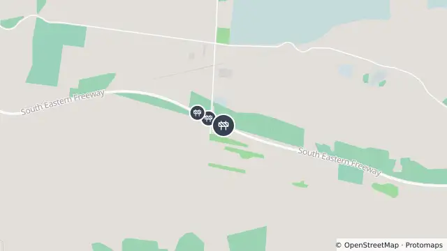 Map of Asphalt Works — South Eastern Freeway, Monarto South and nearby items
