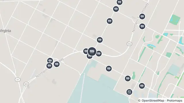 Map of Mowing — Heaslip Road, Penfield Gardens and nearby items