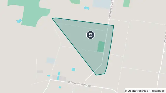 Map of Planned Power Outage — Kemps Creek and nearby items