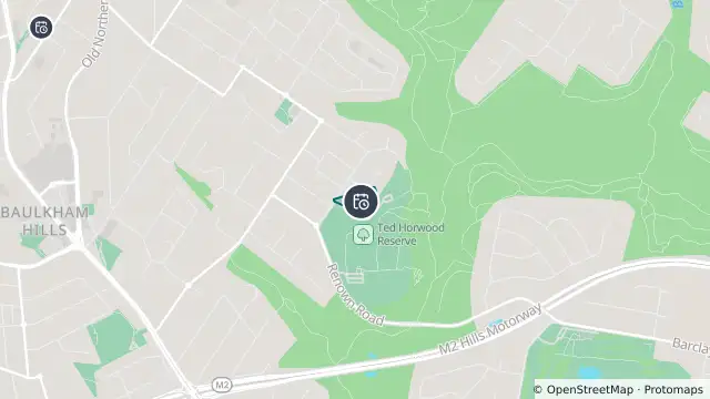 Map of Planned Power Outage — Baulkham Hills and nearby items