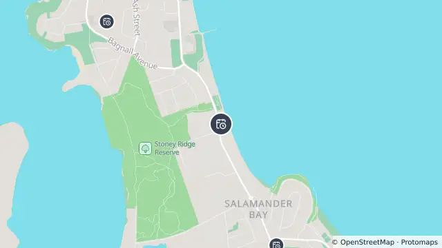 Map of Planned Power Outage — Soldiers Point and nearby items