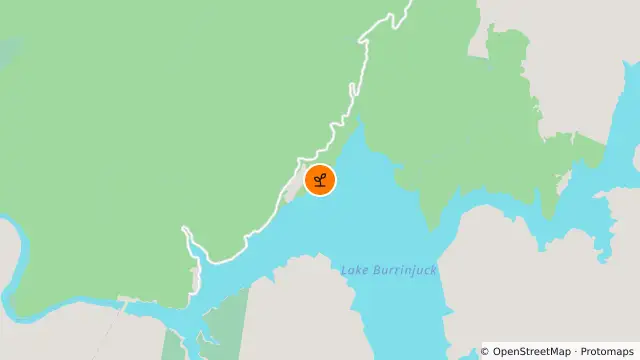 Map of Algal Status Amber — Burrinjuck Waters State Park and nearby items