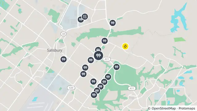 Map of Mowing — The Grove Way, Salisbury Heights and nearby items