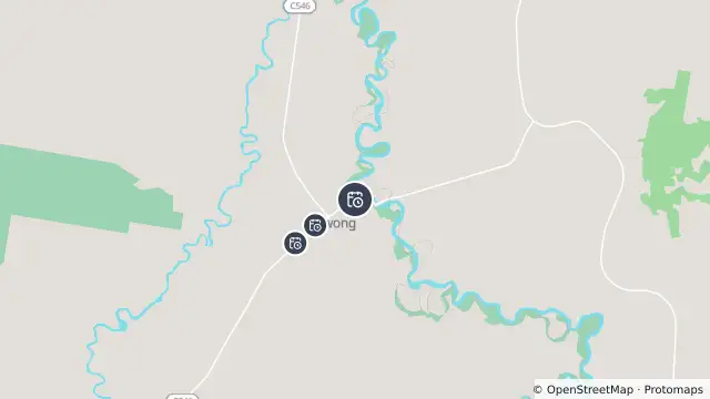 Map of Planned Power Outage — Towong and nearby items