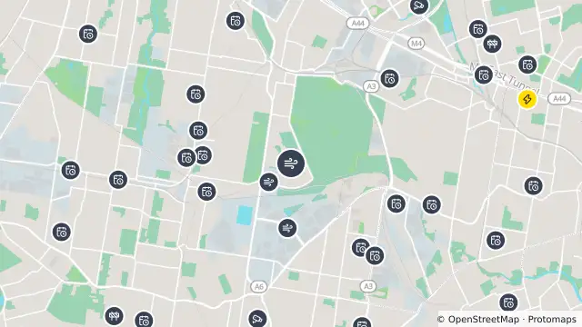 Map of Air Quality — Lidcombe and nearby items