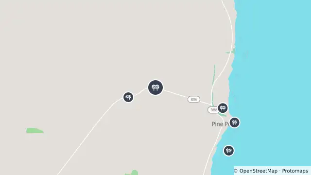 Map of Road Reconstruction — Curramulka Road, Pine Point and nearby items
