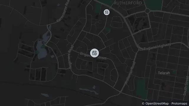 Map of Planned Power Outage — Rutherford and nearby items