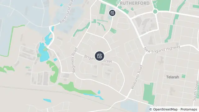 Map of Planned Power Outage — Rutherford and nearby items
