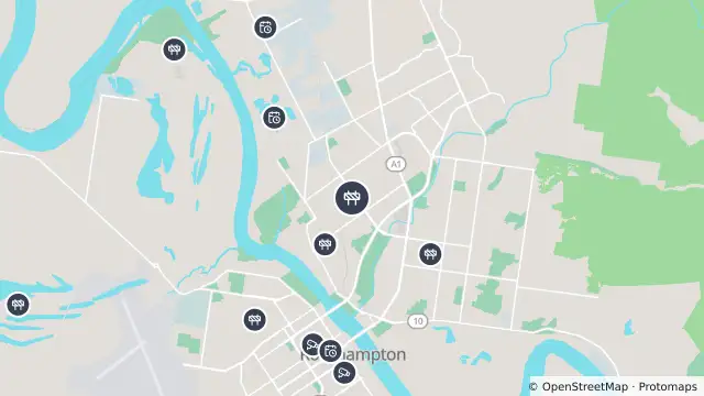 Map of Roadworks — Thomasson Street — Park Avenue and nearby items