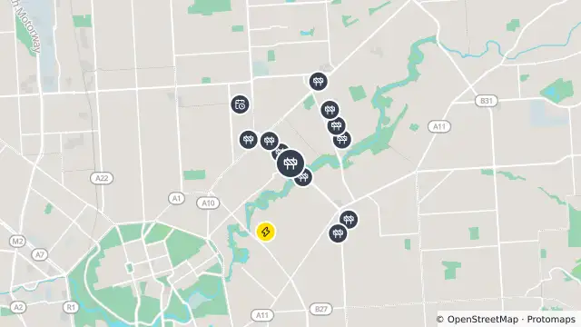 Map of Sign Installation — Ascot Avenue, Vale Park and nearby items