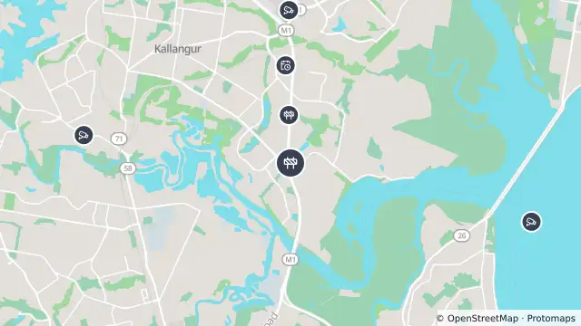 Map of Roadworks — Goodrich Road East — Griffin and nearby items