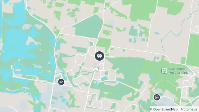 Map of Scheduled Roadwork Resurfacing — The Northern Road, Cranebrook and nearby items