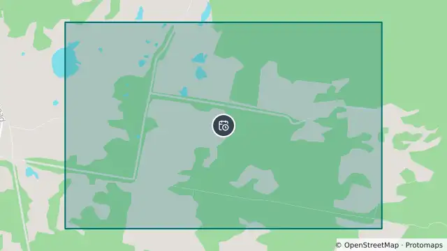 Map of Planned Power Outage — Duns Creek and nearby items