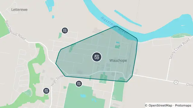 Map of Planned Power Outage — Incd-137657-R and nearby items