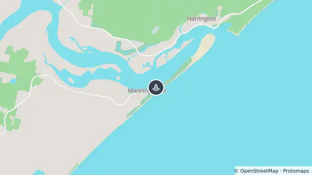 Map of Hazard — Manning Street, Manning Point and nearby items
