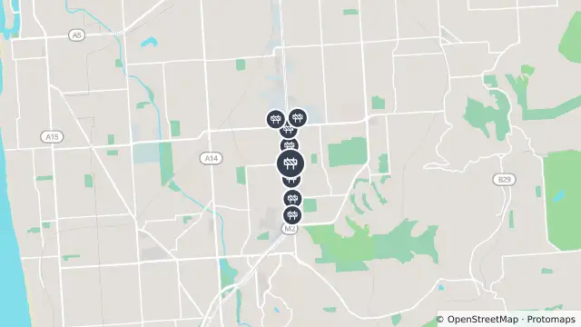 Map of Torrens To Darlington - Civil Works — South Road, St Marys and nearby items
