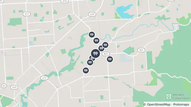 Map of Traffic Management — Lower North East Road, Campbelltown and nearby items