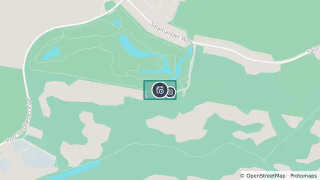 Map of Planned Power Outage — Salamander Bay and nearby items