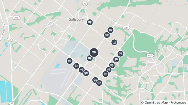 Map of Survey — Main North Road, Salisbury East and nearby items