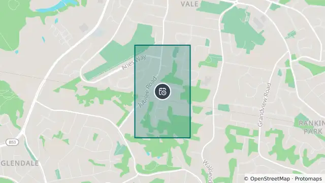 Map of Planned Power Outage — Elermore Vale, Glendale, Wallsend and nearby items