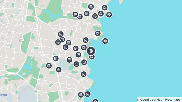Map of Smart Drumline Location — Coogee and nearby items