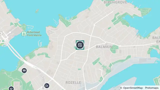 Map of Planned Power Outage — Balmain and nearby items