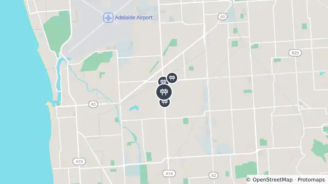Map of Traffic Management — Marion Road, Plympton Park and nearby items