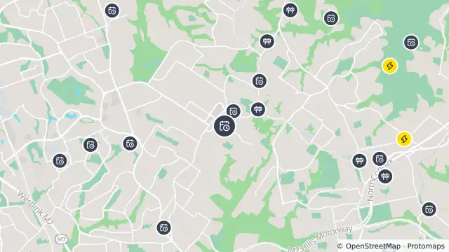 Map of Planned Power Outage — Castle Hill and nearby items
