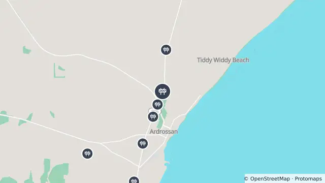 Map of Powerline Work — Yorke Highway, Ardrossan and nearby items