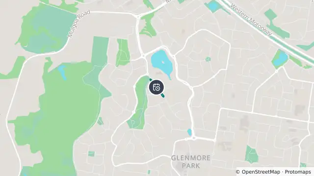 Map of Planned Power Outage — Glenmore Park and nearby items